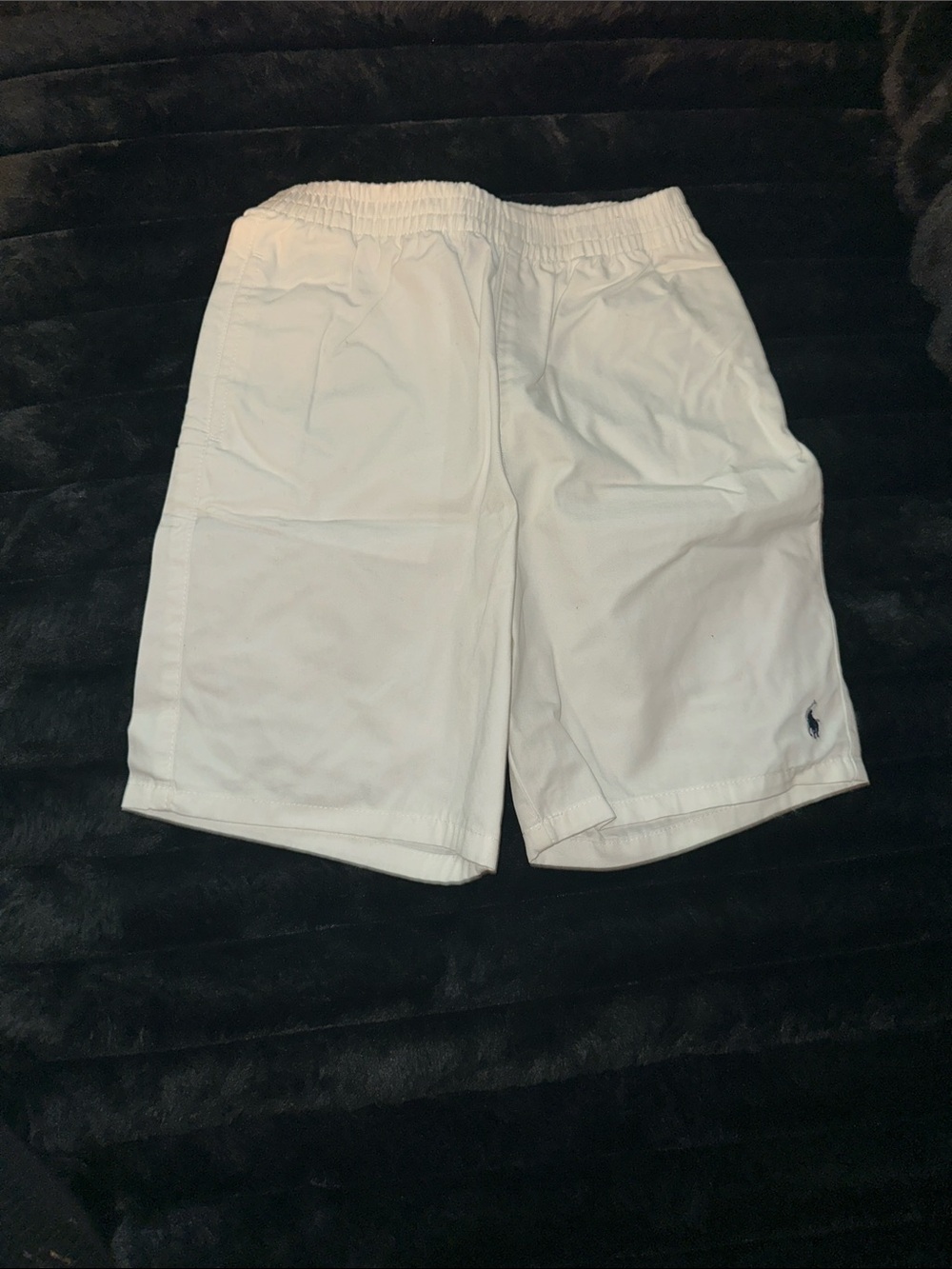 Polo by Ralph Lauren White Elastic-Waist Performance Shorts